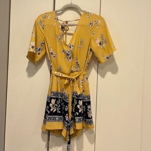 Summer Floral Romper